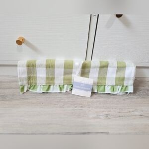 Target Bullseye Playground Easter 2026 Green and White Checkered Table Runner